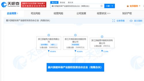 浙能電力投資成立合伙企業(yè) 注冊(cè)資本3.51億